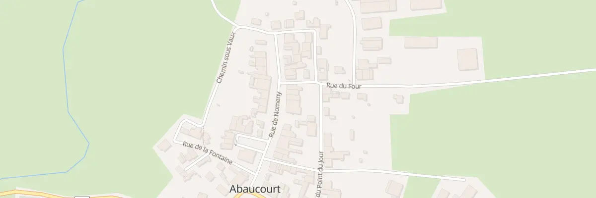 Plan du 21 Rue de Nomeny à Abaucourt