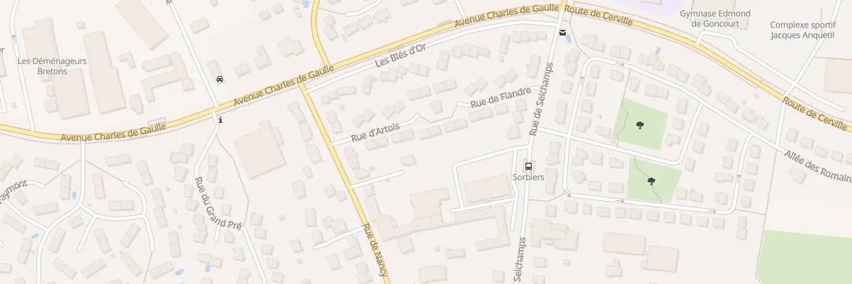 Plan du 10 Rue d’Artois à Pulnoy