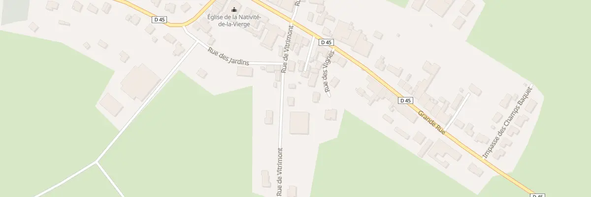 Plan du 2 Rue de Vitrimont à Abaucourt