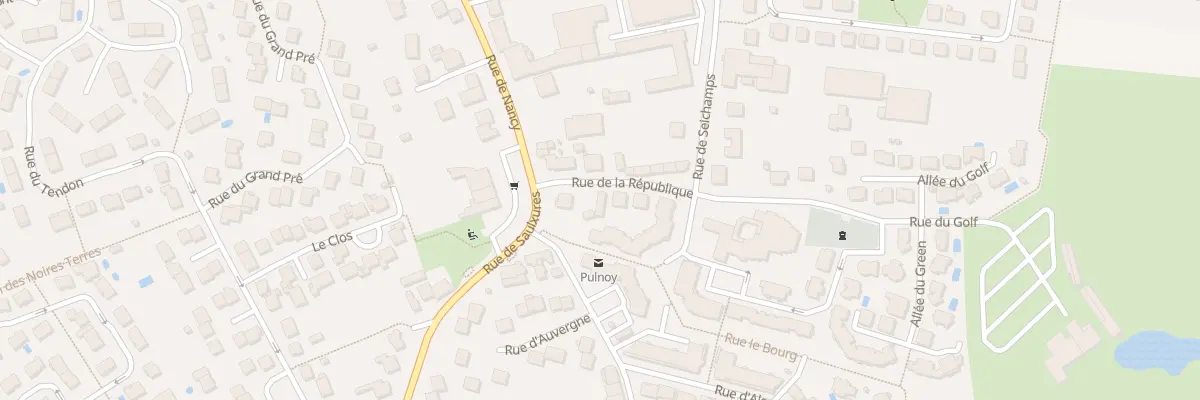 Plan du 6 Rue de la République à Pulnoy
