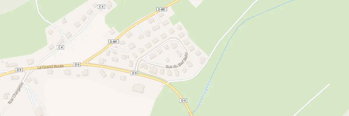 Plan du 12 Rue du Bief Belin à Vaux-et-Chantegrue