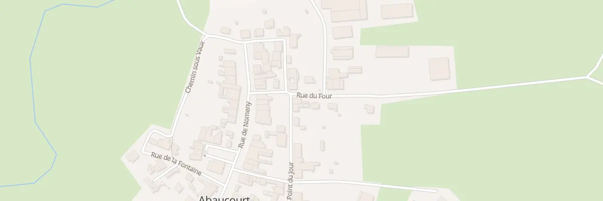 Plan du 3 Rue du Four à Abaucourt