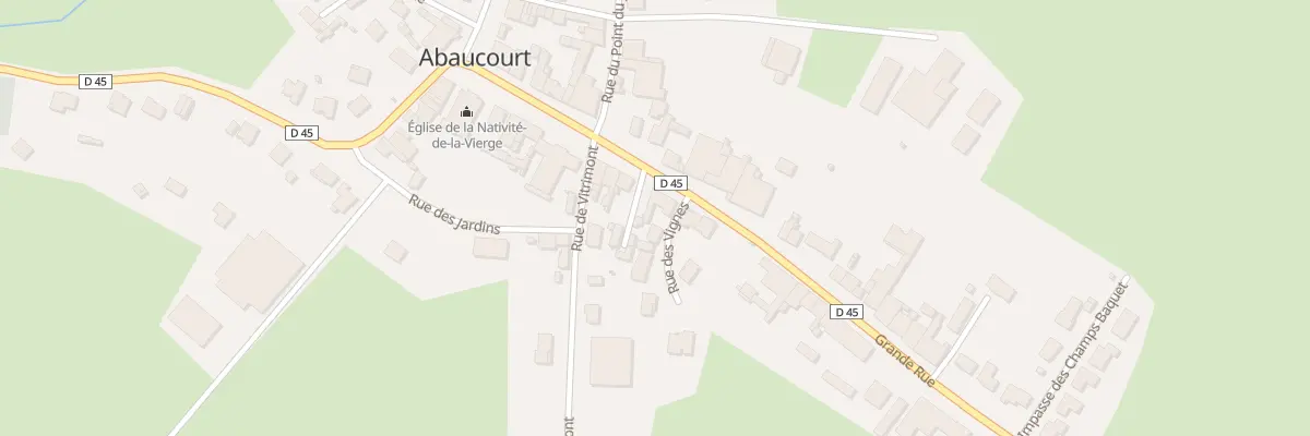 Plan du 17 Grande Rue à Abaucourt