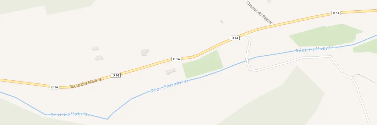Plan du 351 Rte des Maures à Collobrières