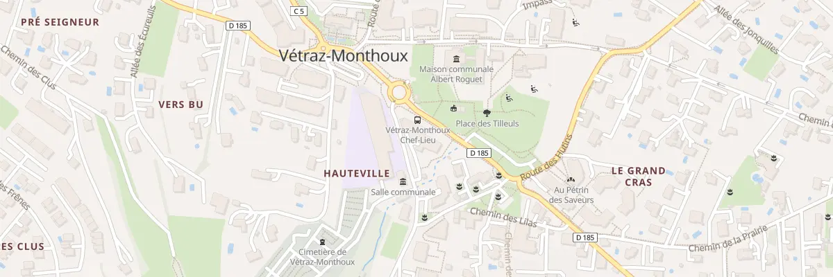 Plan du 34 Rte de Hauteville à Vétraz-Monthoux