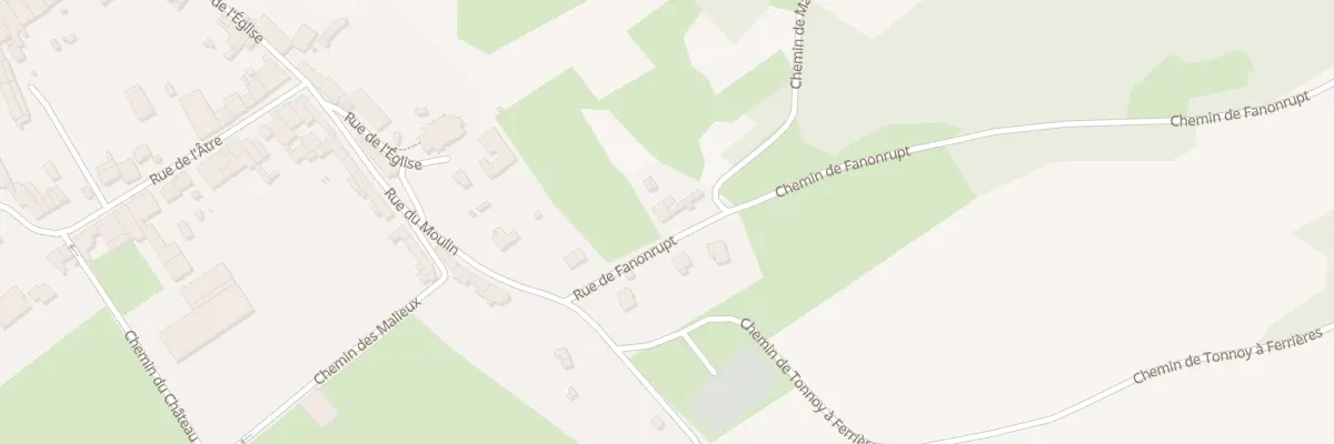 Plan du 9 Rue de Fanonrupt à Tonnoy