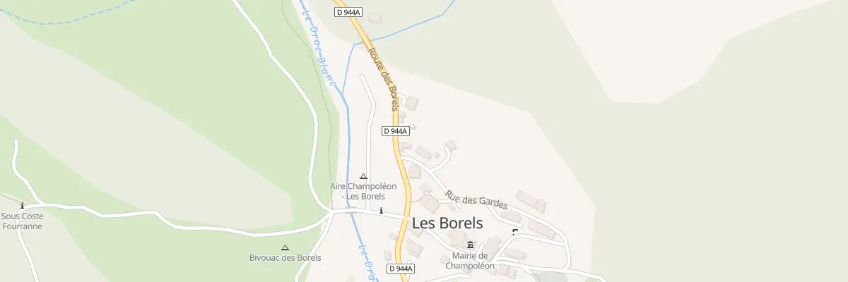 Plan du 9 Rue des Gardes à Champoléon
