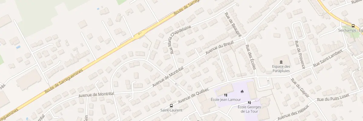 Plan du 19 Rue Maria Chapdelaine à Seichamps