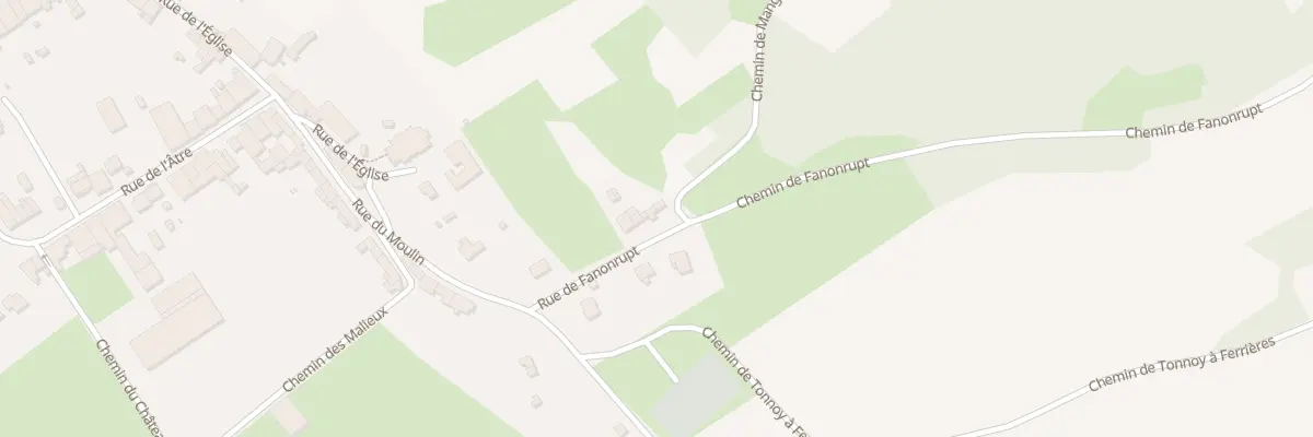 Plan du 11 Rue de Fanonrupt à Tonnoy