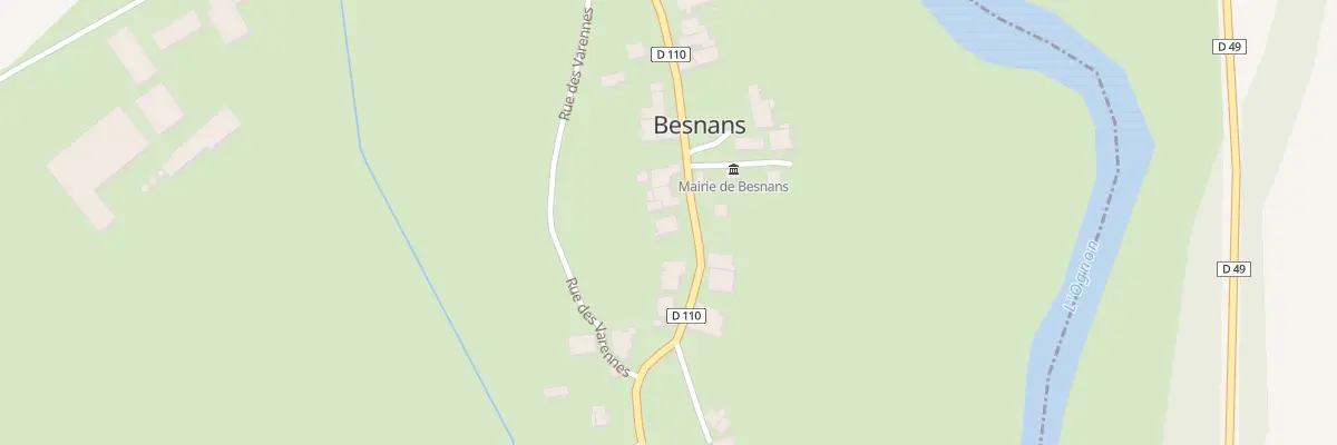 Plan du 4 Rue de Maussans à Besnans