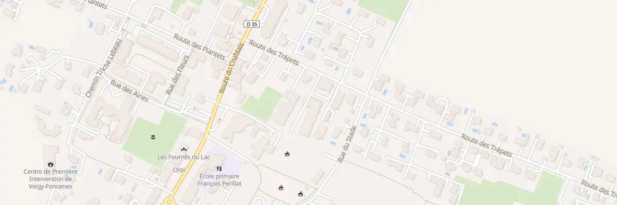 Plan du 142 Rte des Trepets à Veigy-Foncenex