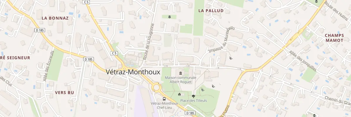 Plan du 7 Rte des Ecoles à Vétraz-Monthoux