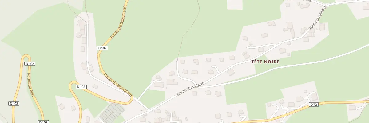 Plan du 5523 Le Mollard à Aiton