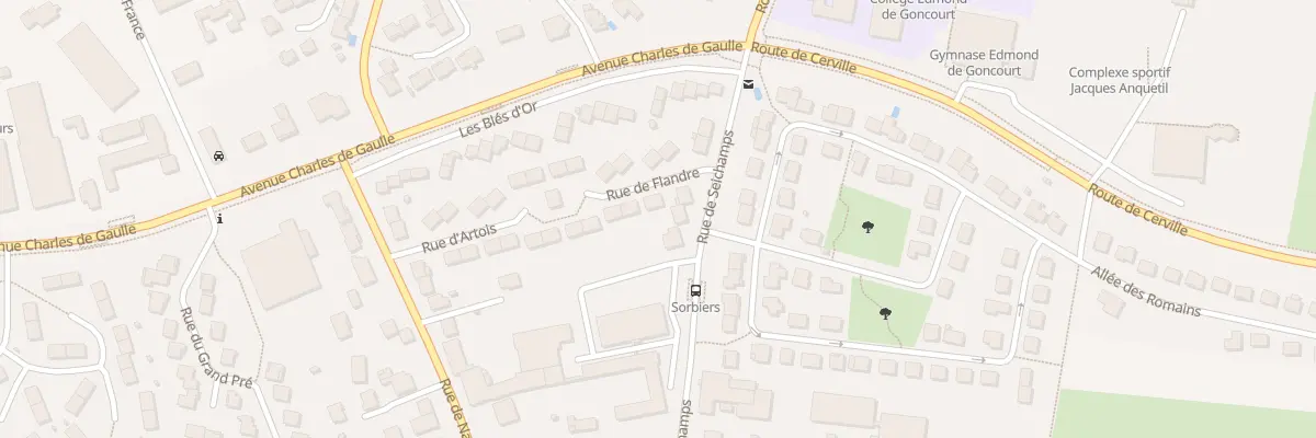 Plan du 1 Rue de Flandre à Pulnoy
