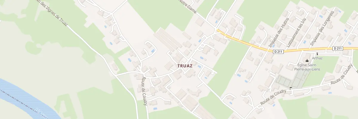 Plan du 124 Rte de Truaz à Arthaz-Pont-Notre-Dame