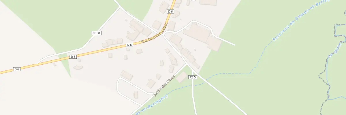 Plan du 6 Rue de la Croix la Vieille à Damas-et-Bettegney
