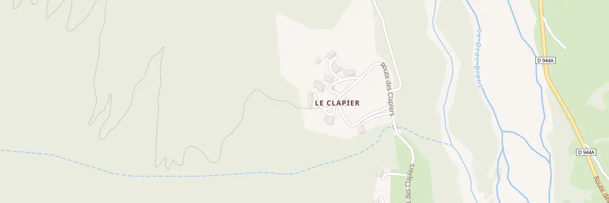 Plan du 1161 Rte des Clapiers à Champoléon