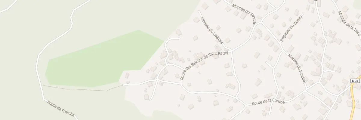 Plan du 695 Rte de la Combe à Saint-Rémy-de-Maurienne