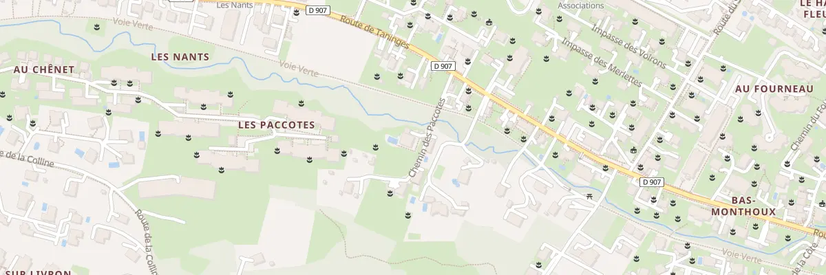 Plan du 2 Che des Paccotes à Vétraz-Monthoux