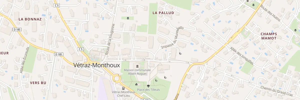Plan du 1 Imp du Montebello à Vétraz-Monthoux