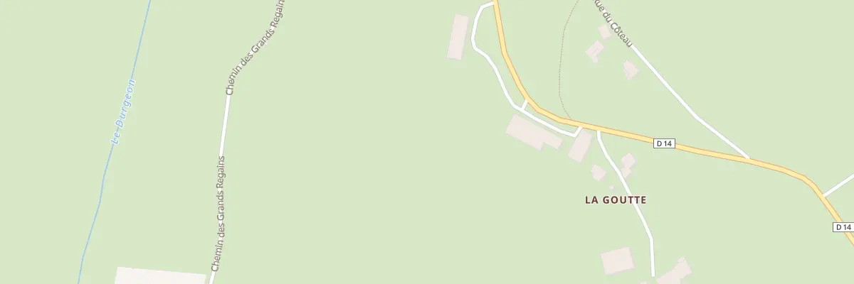 Plan du 5001 La Goutte à Mailleroncourt-Charette