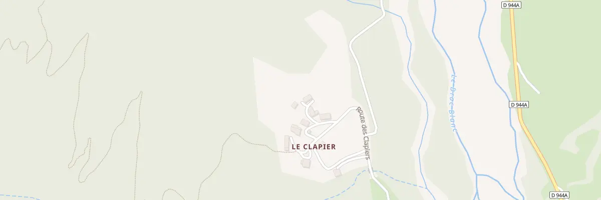 Plan du 5114 Le Clapier à Champoléon