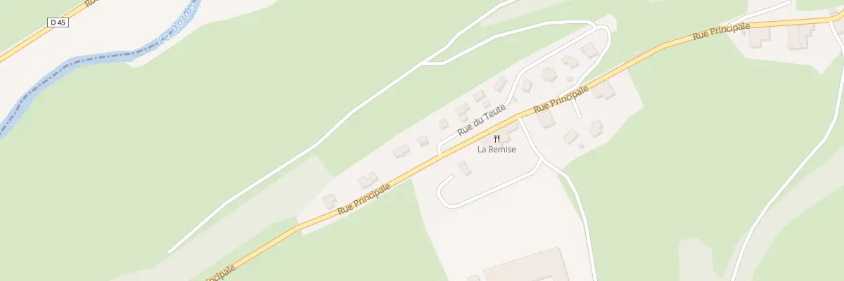 Plan du 1 Rue du Teute aux Villedieu