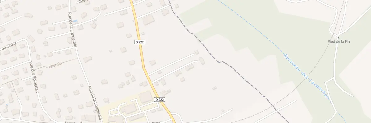Plan du 249 Av de la Combe de Savoie à Grésy-sur-Isère