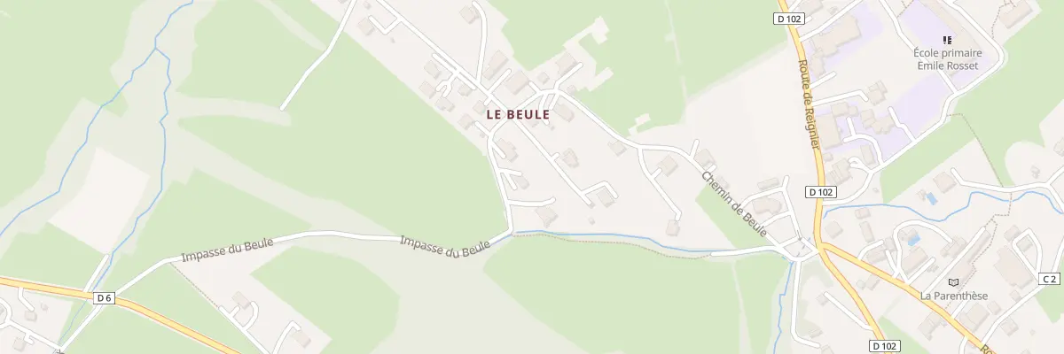 Plan du 81 Imp du Beule à Pers-Jussy