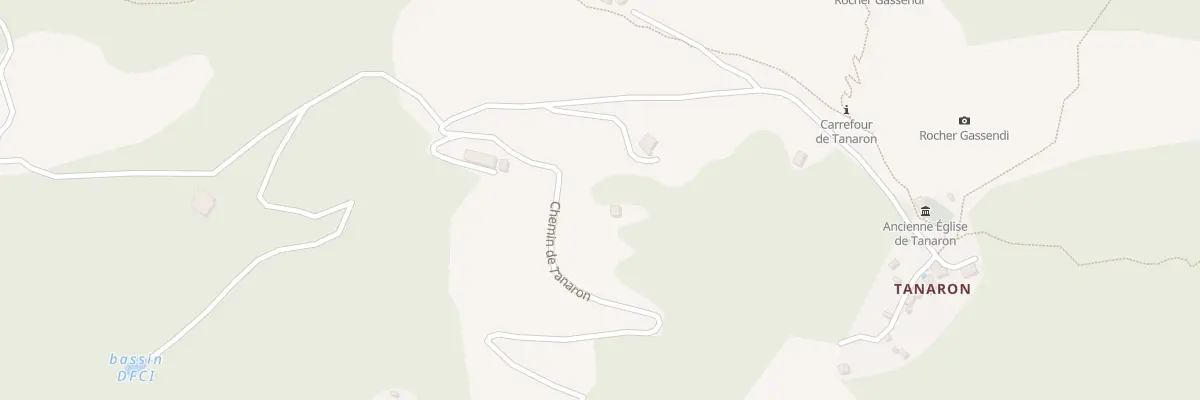Plan du 2480 Che de Tanaron à La Robine-sur-Galabre