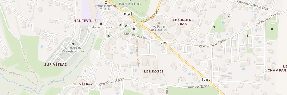 Plan du 2 Imp des Mûriers à Vétraz-Monthoux