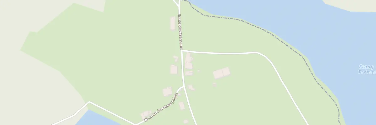 Plan du 1 Rte des Tremeurs à Trémonzey