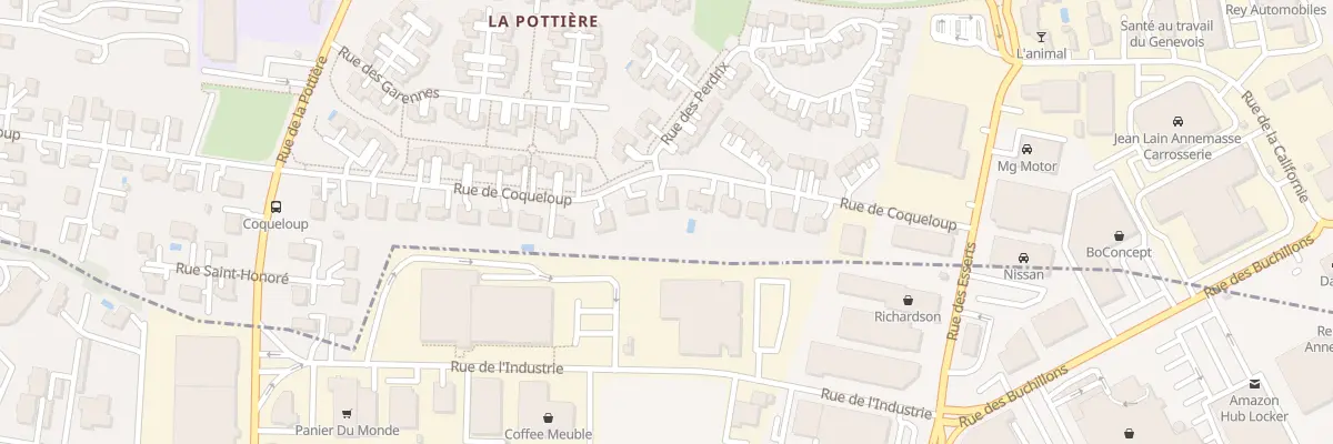Plan du 74 Rue de coqueloup à Ville-la-Grand