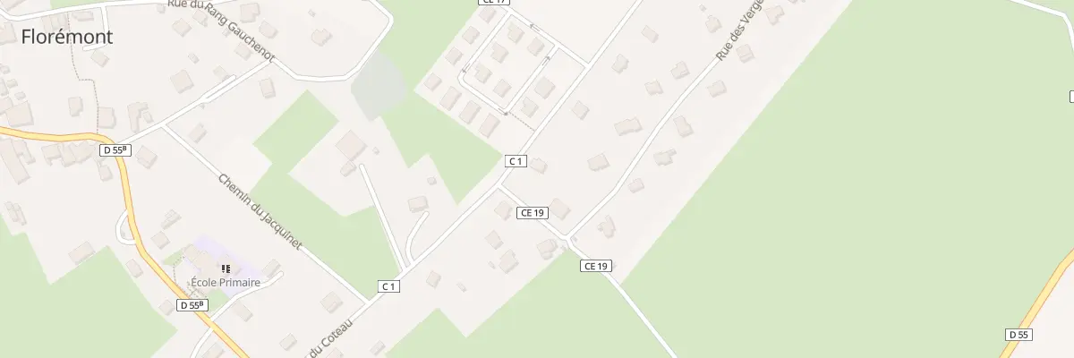 Plan du 10 Rue du Côteau à Florémont
