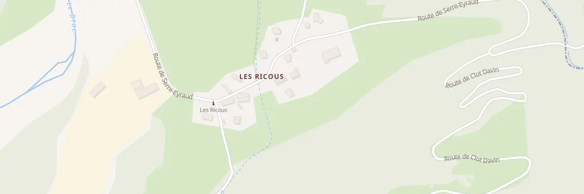 Plan du 580 Rte de Serre-Eyraud à Saint-Jean-Saint-Nicolas