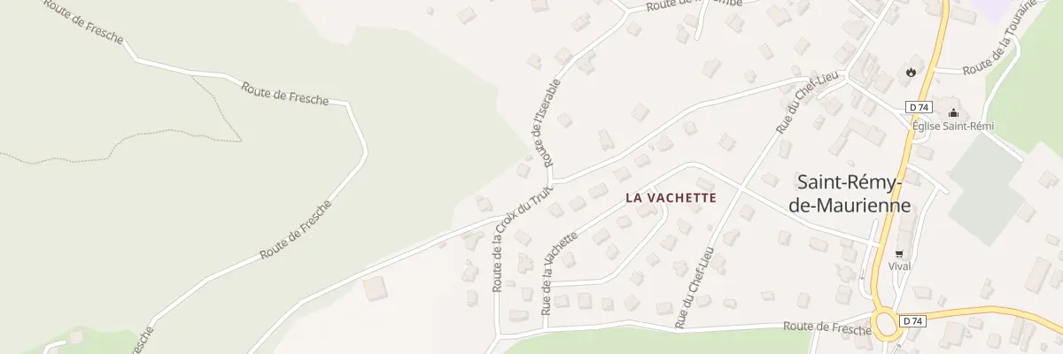 Plan du 25 Rte de L’Iserable à Saint-Rémy-de-Maurienne