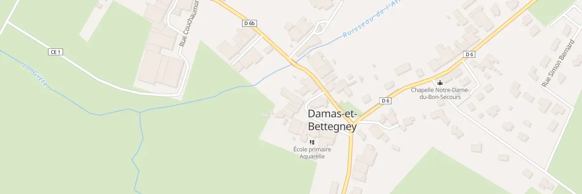 Plan du 13 Pl de l’Eglise à Damas-et-Bettegney
