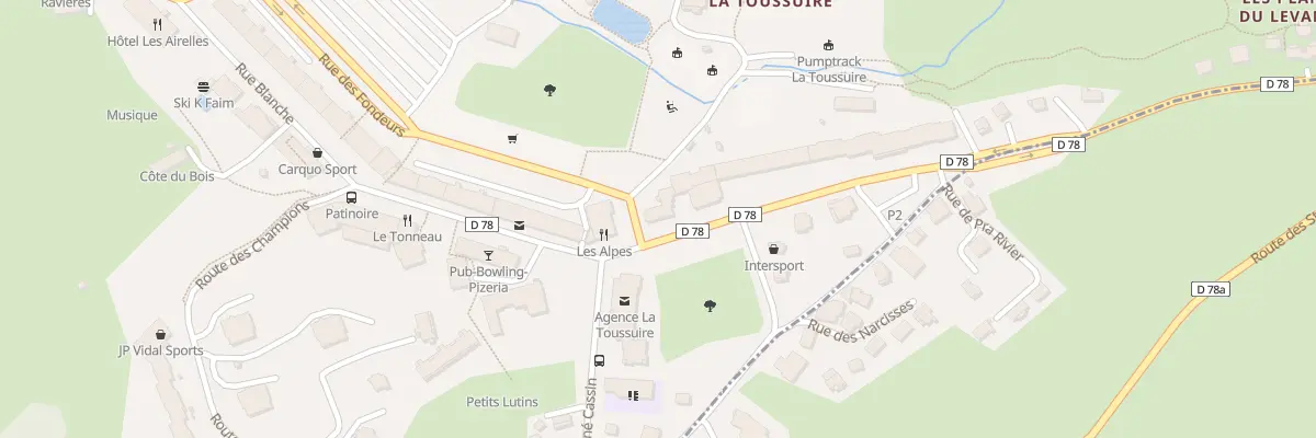 Plan du 302 Rue du Marché à Fontcouverte-la-Toussuire