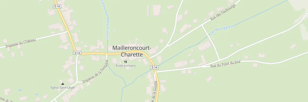 Plan du 2 Pl du Marechal Ferrant à Mailleroncourt-Charette