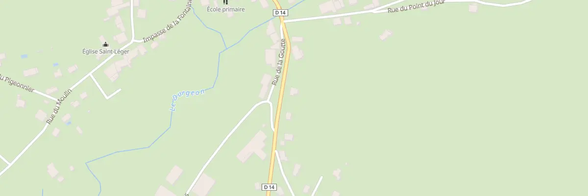 Plan du 3 Rue de la Goutte à Mailleroncourt-Charette