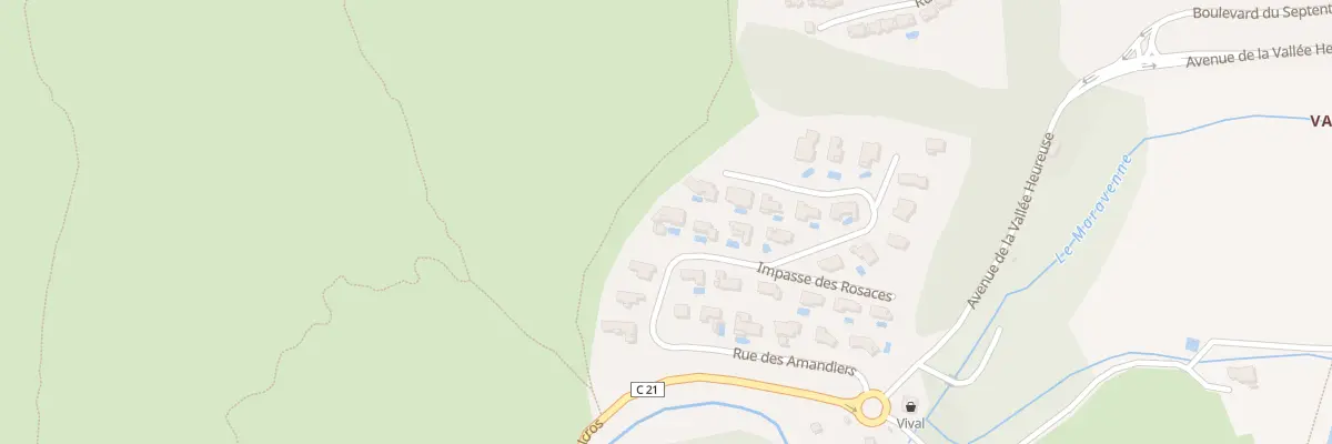Plan du 245 Rue des Amandiers à La Londe-les-Maures