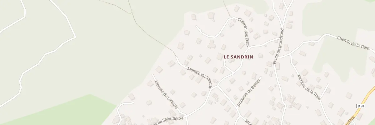 Plan du 5084 Le Sandrin à Saint-Rémy-de-Maurienne