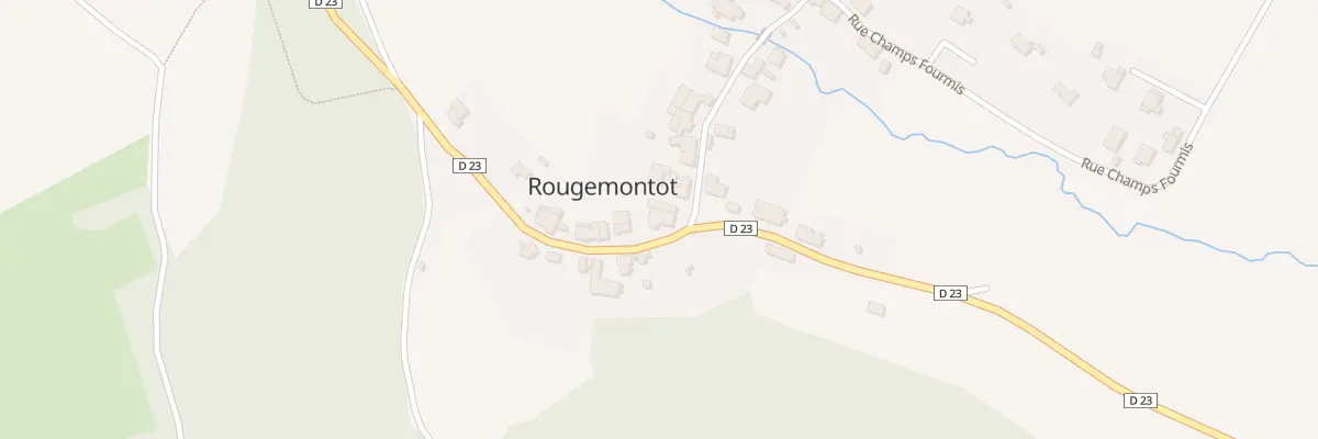 Plan du 1 Rue des Fontaines à Rougemontot