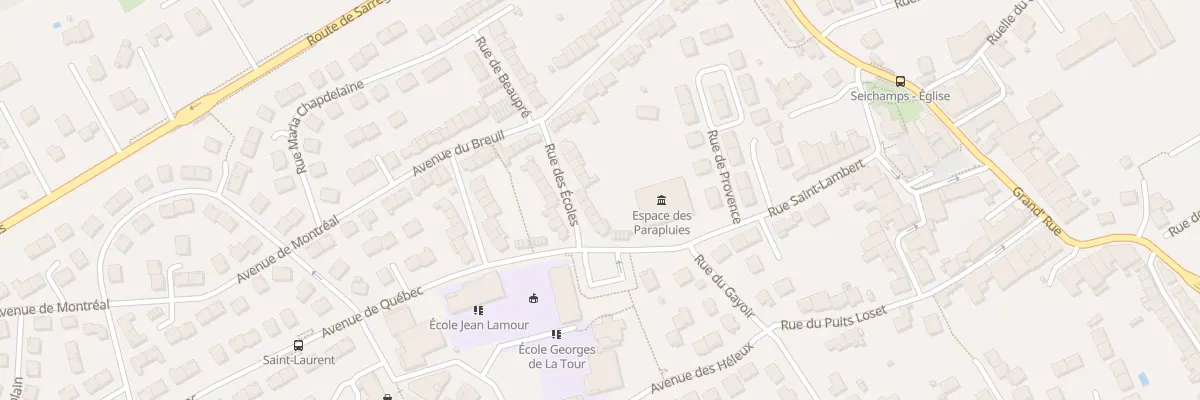 Plan du 13 Rue des Ecoles à Seichamps