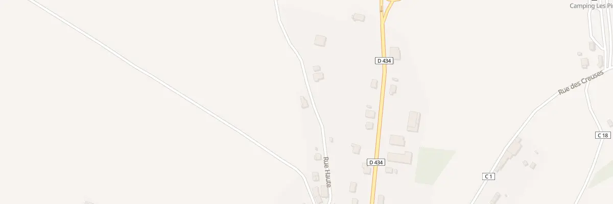 Plan du 9 Rue Haute à La Vôge-les-Bains
