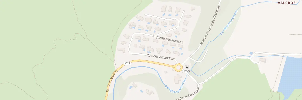 Plan du 120 Rue des Amandiers à La Londe-les-Maures