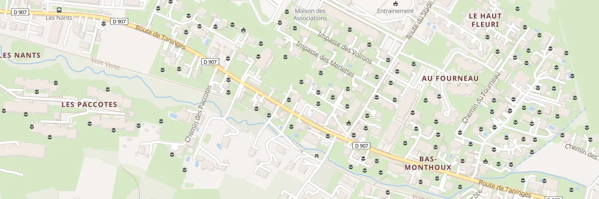 Plan du 33 Rte de Taninges à Vétraz-Monthoux