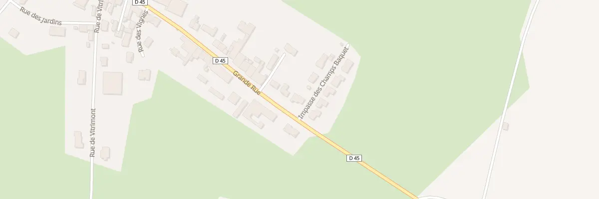 Plan du 34 Rue Grande Rue à Abaucourt