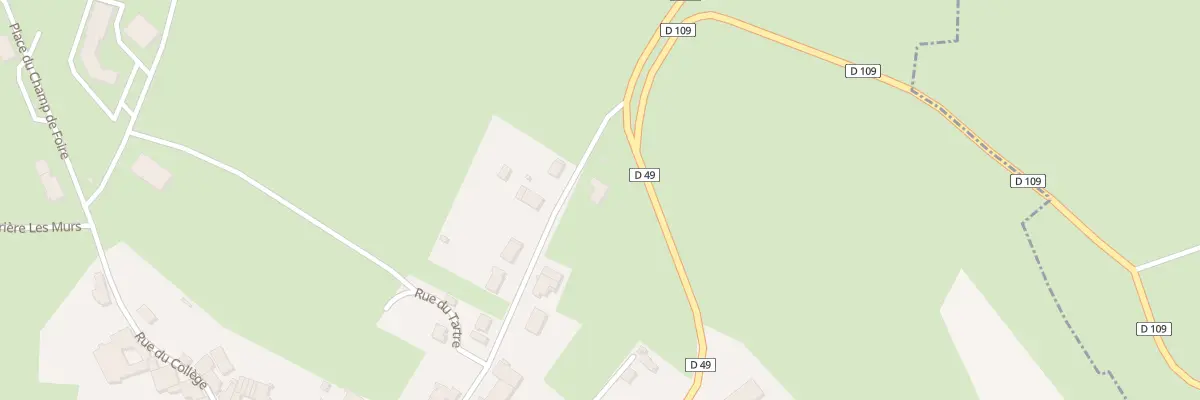 Plan du 14 Rue du Tartre à Montbozon