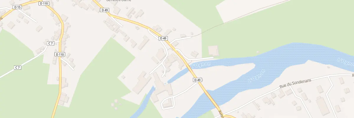 Plan du 22B Rue du Pont à Montbozon